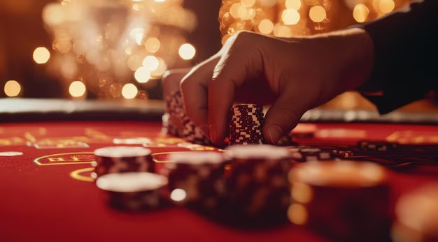 Live dealer broadcast studio with multiple camera angles and real-time betting interface